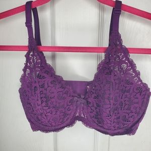Victoria Secret Body By Victoria Demi Bra Purple
